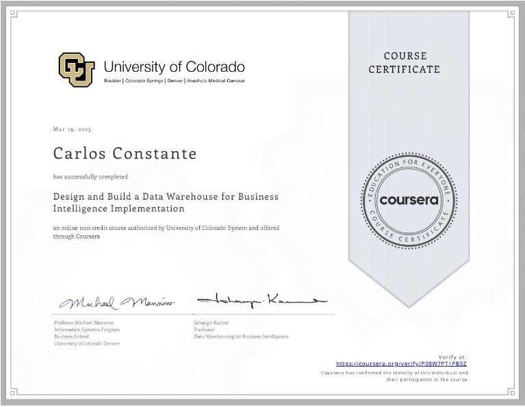 Design and Build a Data Warehouse for Business Intelligence Implementation